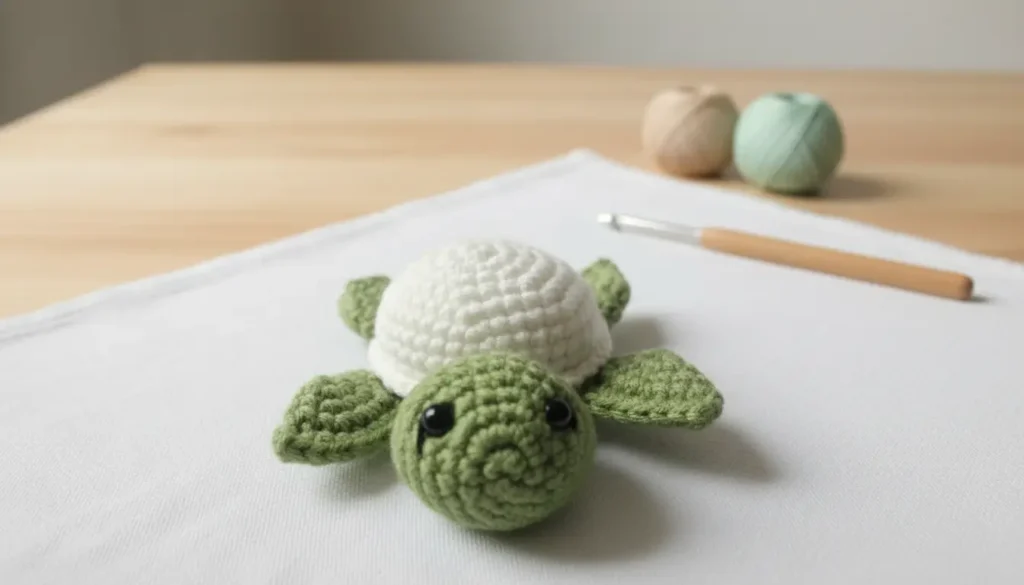 crochet turtle amigurumi pattern cute small handmade turtle